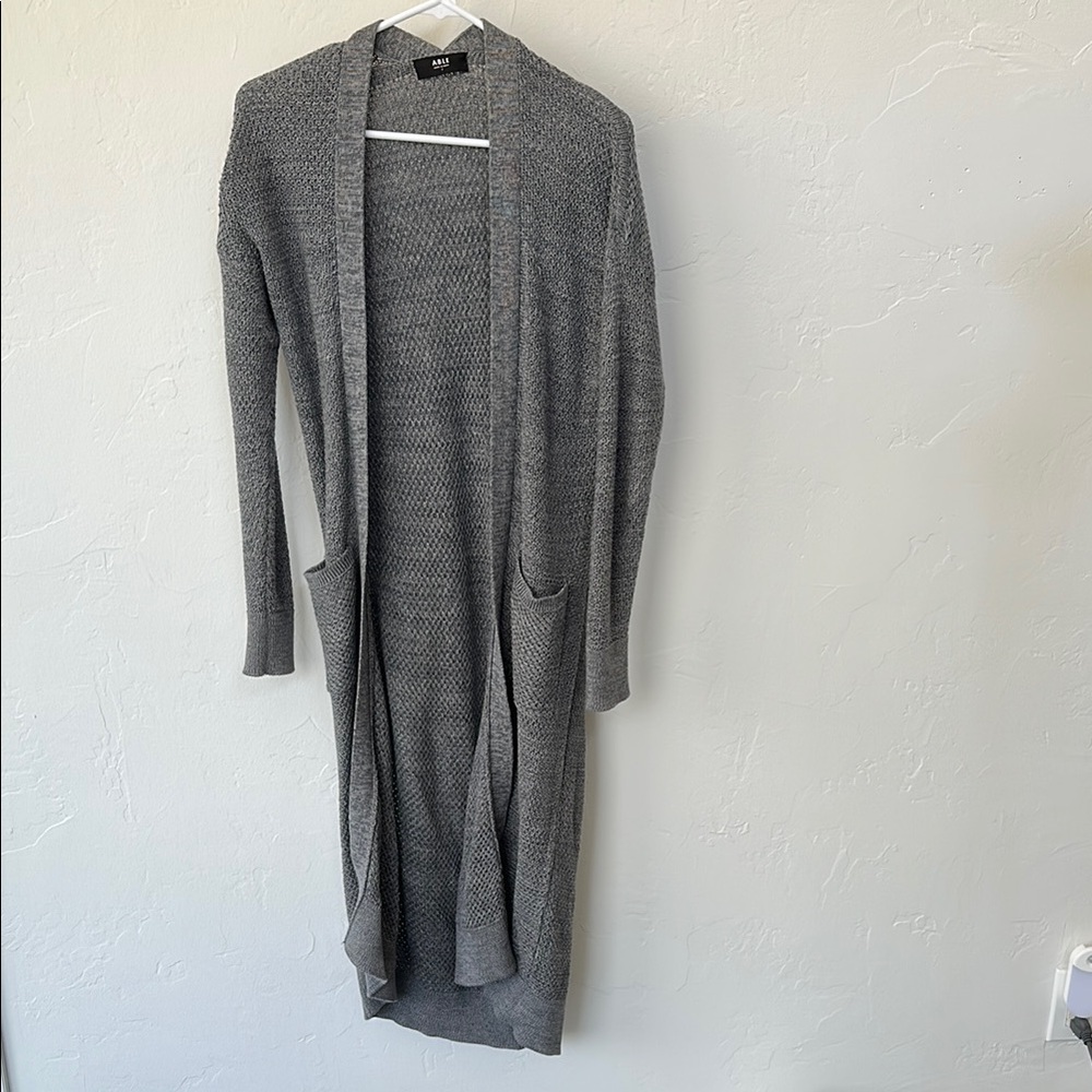 ABLE long duster cardigan - Gray - GUC